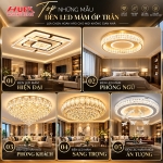 Khám phá những mẫu đèn LED mâm nổi ốp trần đẹp nhất hiện nay