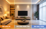 Đèn LED âm trần 3 màu – Giải pháp chiếu sáng linh hoạt cho mọi không gian